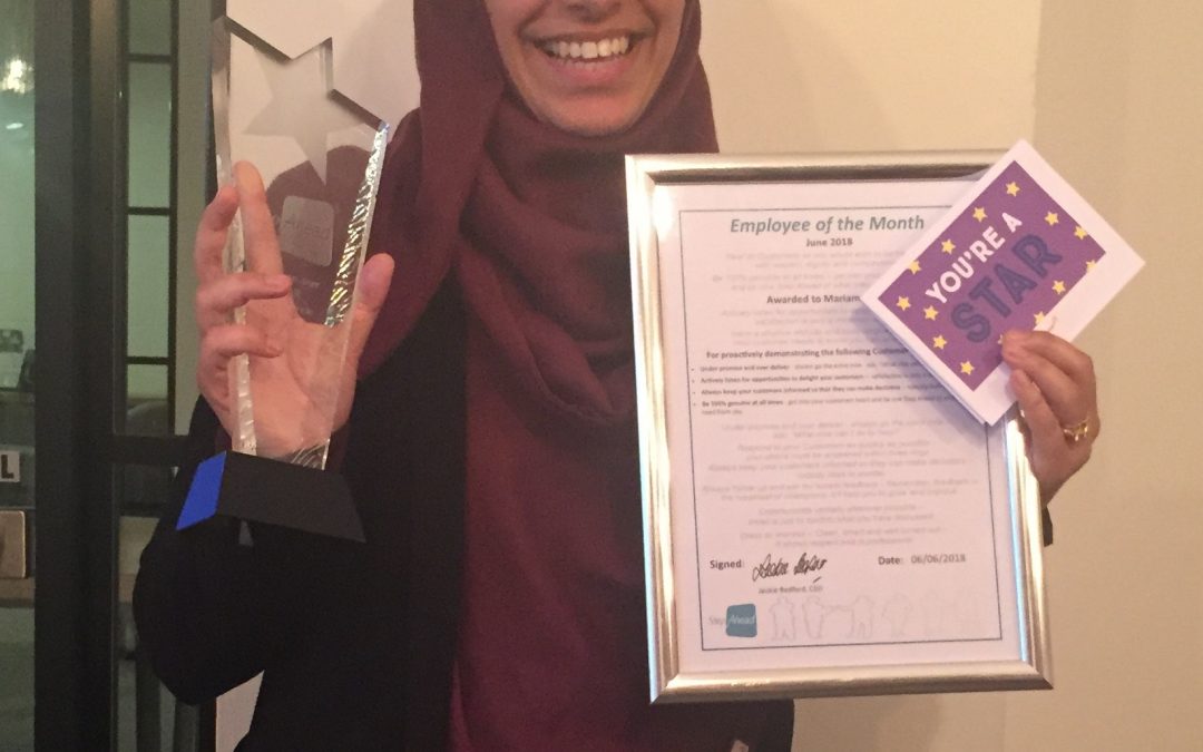 Employee of the Month for June 2018 – Mariam Ahmed